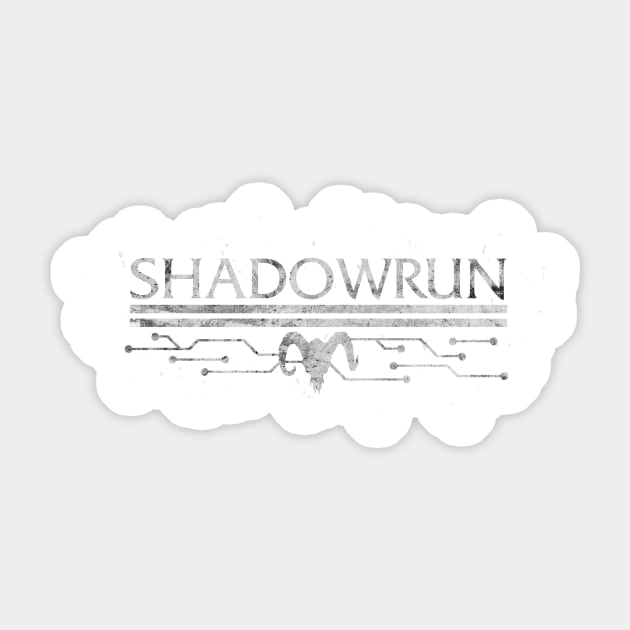 Shadowrun Sticker by kusanagi